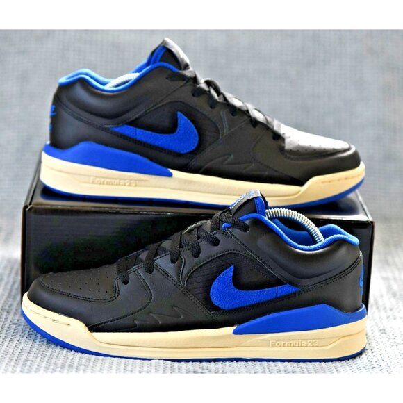 New! Size: 11 Women's | NIKE Jordan Stadium 90 Black/Royal | FB2269-041 - Picture 1 of 16